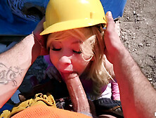 Constructive Slutty Behavior - Construction Babe Kenzie Reeves In Pov Reality Action Outdoors