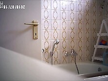 Hidden Camera Petite Wifes Friend In The Shower