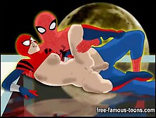 Spiderman And Spidergirl Hentai Orgy