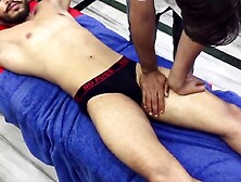 Hot Young Lndian Man Body Massage