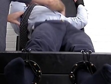 Jaden erupts sticky load after an intense tickle session