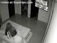 IPCAM &ndash; Busty teen girl masturbates watching porn