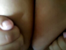 I give my boyfriend a fine titjob