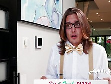 Large Ass White Gal Shows Up With A Bread To Get Bred