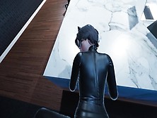 Catwoman Self Perspective In The Office