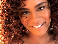 Erotic Solo Female - Black Beauty with Perfect Body Teases & Fingers Huge Clits