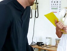 MILF DOCTOR to the RESCUE! Jordan Maxx Sucks Cock WHOLE!