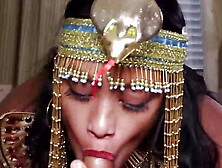 Busty Oriental Queen Maxine X Gets Her Wet Pussy Worshiped!