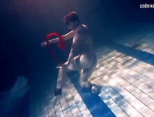 Big Tits Russian Swimming Pool Teen Showing Tiny Pussy
