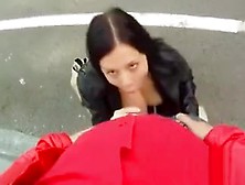 Nasty Hoe Sucks Stranger In The Parking Lot