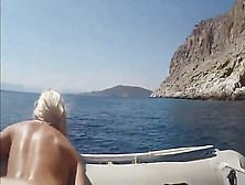 Fuck hot ass girlfriend in boat