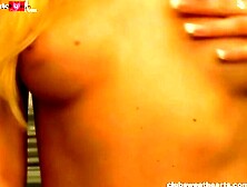 Blonde Babe Loves to Finger Herself in Private Bedroom - Amateur Home Video