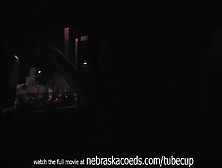 naked at neighborhood playground at night college prank