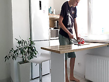 Alternative Lovers Having Charming Sex In The Kitchen