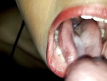 Set Of of bj and spunk shot and sperm swallow of mi little susy