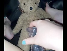 VIRGIN 18 YEARS OLD- FISRT TIME-DEEP FEMALE MASTURBATION WITH A HUGE GLASS DILDO-WET RED PINK TIGHT PUSSY-LOS ANGELES-KINKY FETI