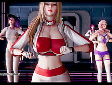 [MMD] Dreamcatcher - SCREAM Charming Striptease Ahri Akali Kaisa Evelynn Seraphine KDA League of Legends