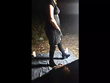 Busty Redhead Hotwife Dogging Gangbang - Outdoor Cum in Mouth Adventure