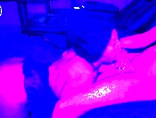 Black Teen Screws Large White Shlong and Licks Cum Off Large Natural Tits