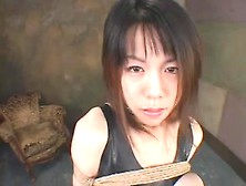 Sweet Asian slave gets her sexy breasts tortured