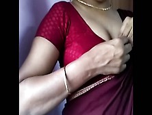 Hot Tamil Maid In Saree Strip Tease