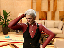 College adventure with big boobed mommy character in arctic setting