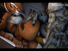 Animelois Tai Lung From Ku Fu Panda Fucks Master Tigress. Mp4