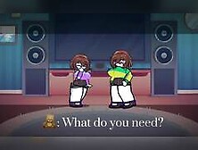 Lesbian sex [chara x frisk]