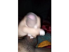 Black Guy Is Filming His Big Cock While Wanking Off And Jizzing