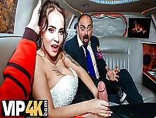 Vip4K.  Random Passerby Scores Luxurious Bride In The Wedding Limo