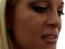 milf with huge tits fucking rough with huge strap-on