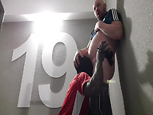 Extreme Sex In The Stairwell With A Black Male With Big Thick Dick