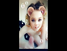 Youngster Sperm Shot Blonde Gf Snap Filter