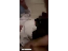 Personal smartphone photography "That's no good... !" The too sensitive uniform costume girl who panted during. 704