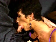 Check,  Please!! Posh Sharon Mitchell – Oral Sex Quickie at bar