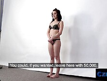 Czech Student takes a Girthy Wang at her fitst Auditions - CZECH XXX