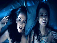 Kate Siegel,  Levy Tran & Victoria Pedretti Naked Love Scenes