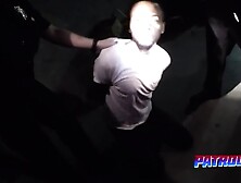 Big ass bitches in cop uniforms takes turns on huge black dong