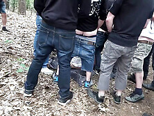 Hot Blonde Sluts Ela & Dirty Julia Take Full Service Gangbang - Creampie & Bukkake Fun!