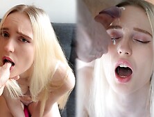 Stepdaughter Squirts In Her Panties - Pounded Hard,  Giant Cum-Shot