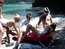 Extreme Wild Public Family Therapy Beach Orgy