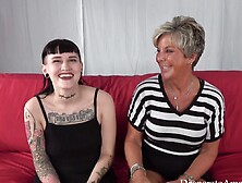 Hot Desperate Amateurs get their pussies stretched and their faces fucked in hot interracial action