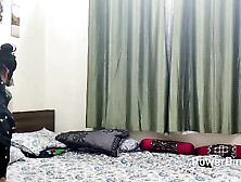 Desperate Indian Bhabhi SanaThomas cheats on her Hubby and gets poked by brother-in-law - with sex talk