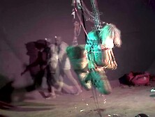 shibari hook suspension - TATTOO lovers Bondage in the air