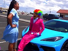 Sexually Excited waitress gives a sloppy oral to her recent customer