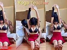 Zaalim Yoga Teacher Fucked Beautiful Fitness Girl During Training - india desi milf hindi talk mms sex videos