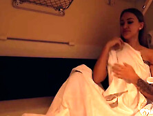 Busty Friend Hops On My Raging Pole - Tim Deen