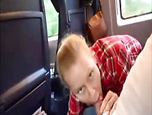 Public train BJ amateur POV