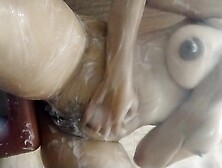 Indain Step mom Bathing At Home Full Desi Indian legal-age Step mom