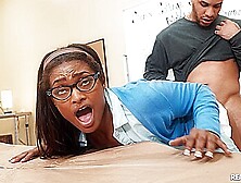 Stuffy Student 18+ Council President Gets Caught Cumming